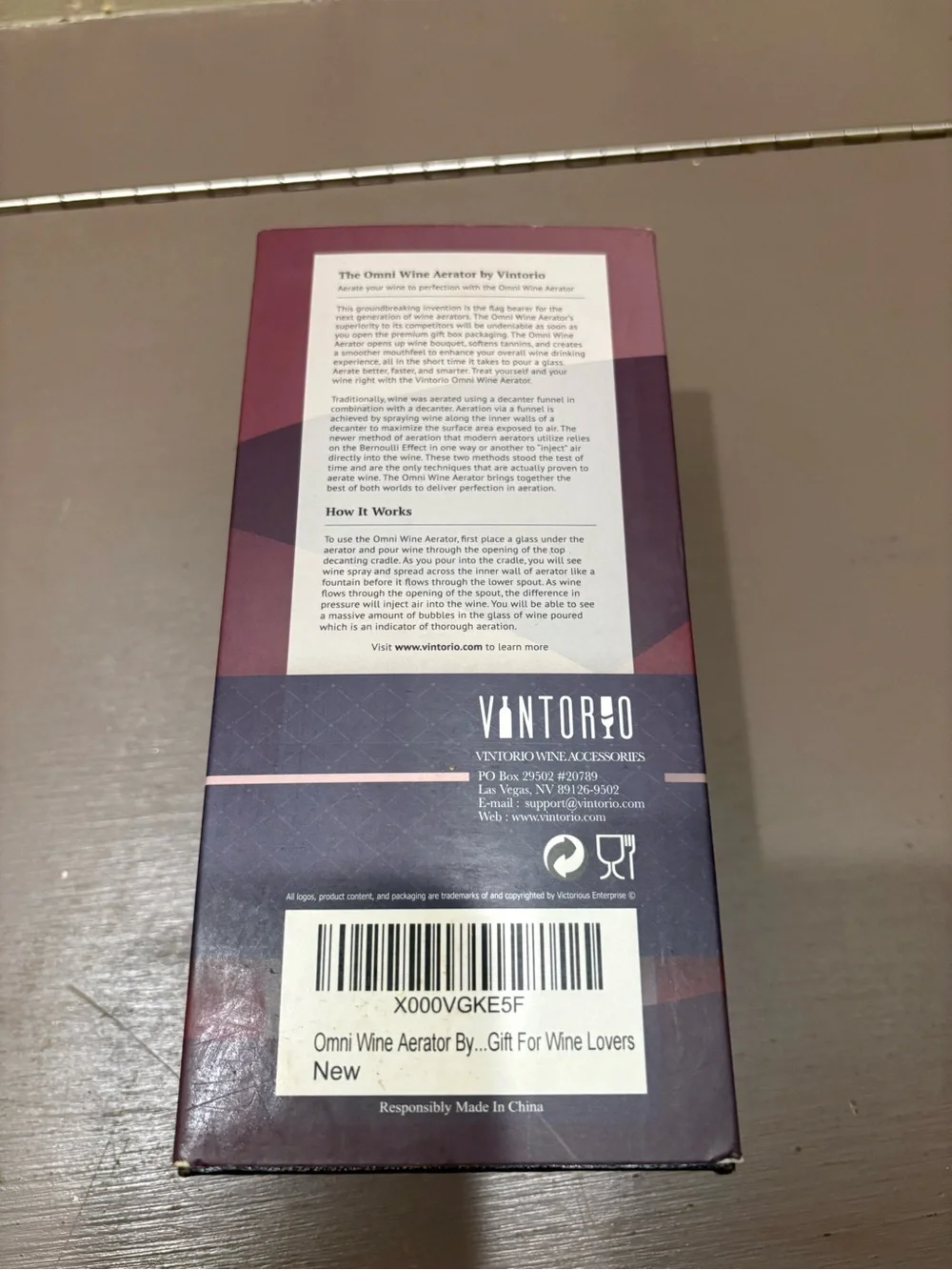 Vintorio omni wine